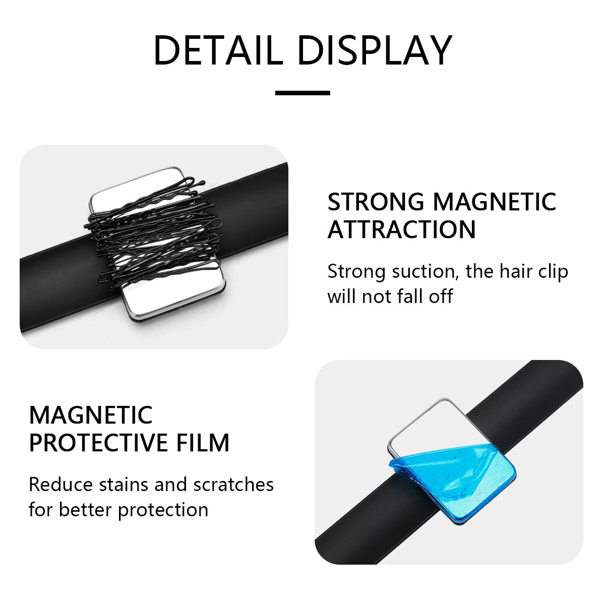 Silicone Magnetic Wrist Band for Hair Clips, Portable Magnetic Hair Tool, Salon Home Hair Styling Accessory Peaceful Pleasures Health and Wellness