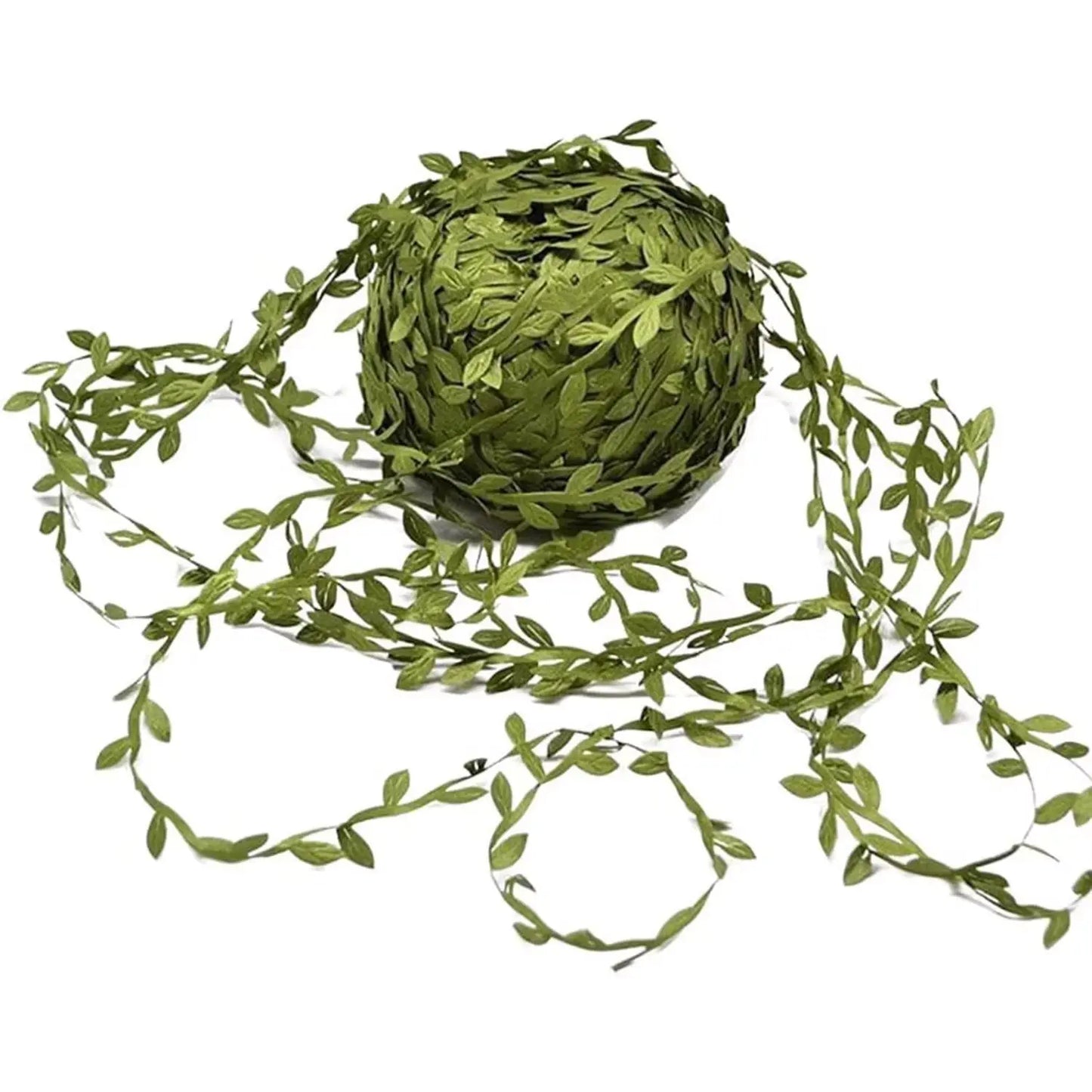 100m Artificial Vine Rope Small Leaf – Wedding & Garden Decor