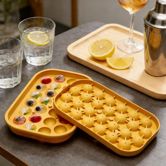 Silicone Ice Ball Mold – 26-Grid Tray with Lid | Easy Release Ice Ball Mold Oasis Select