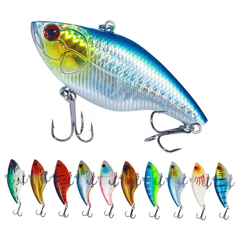 2026 New 3/5/8Pcs Luya Fishing Lure Set, Random Bionic Minnow/VIB Artificial Bait with Double Hooks, Outdoor Angling Tackle Peaceful Pleasures Health and Wellness