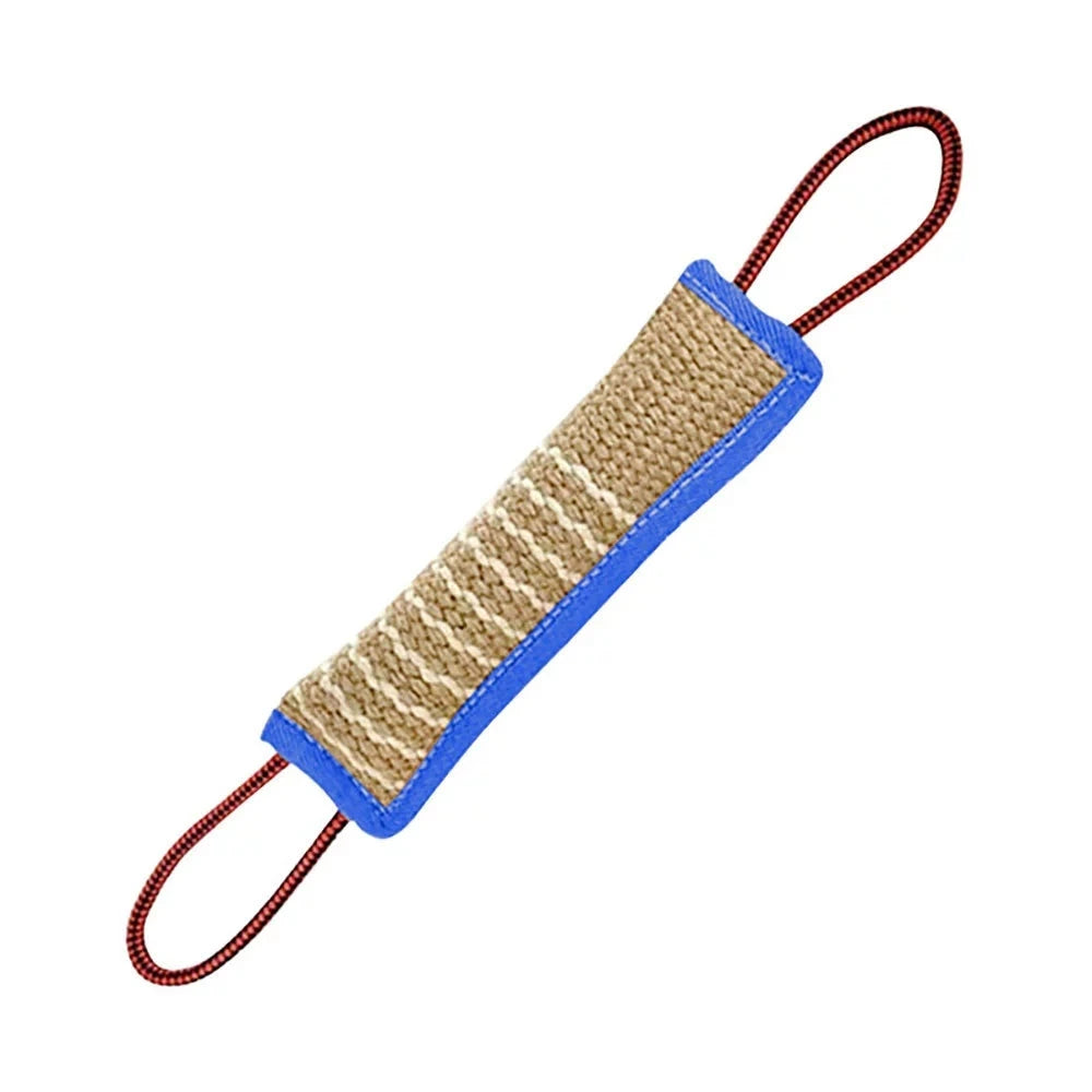 Dog Bite Jute Tug Toy with 2 Handles | Training & Play
