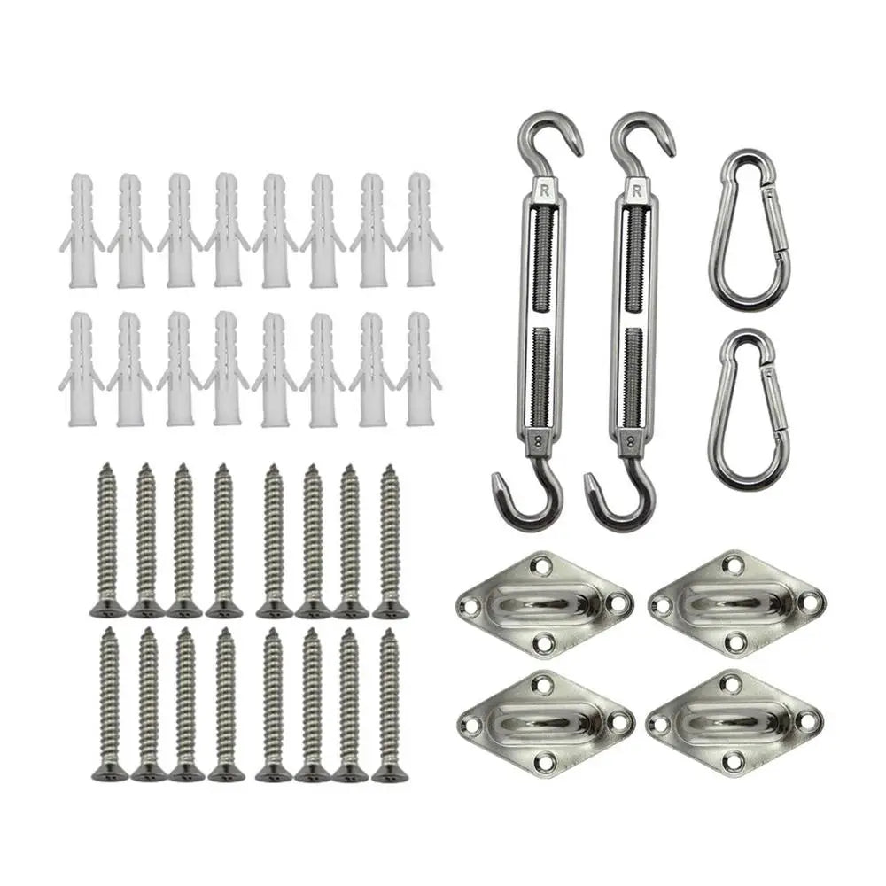 Shade Sail Hardware Kit – Heavy Duty 304 Stainless Steel