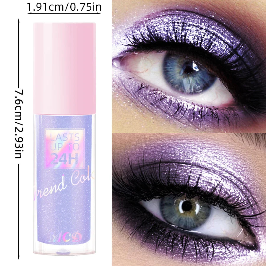 MCD Glitter Metallic Liquid Eyeshadow – Waterproof, Long-Lasting