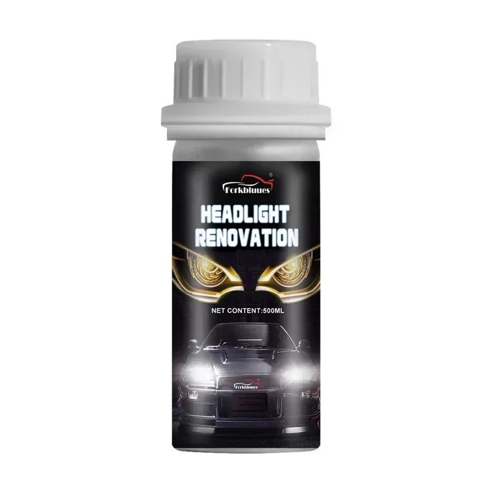 Car Headlight Polish Restoration Kit Headlight Polishing Cleaning Kit Anti-Scratch Hydrophobic Car Headlight Repair Motorcycle Peaceful Pleasures Health and Wellness 100ml