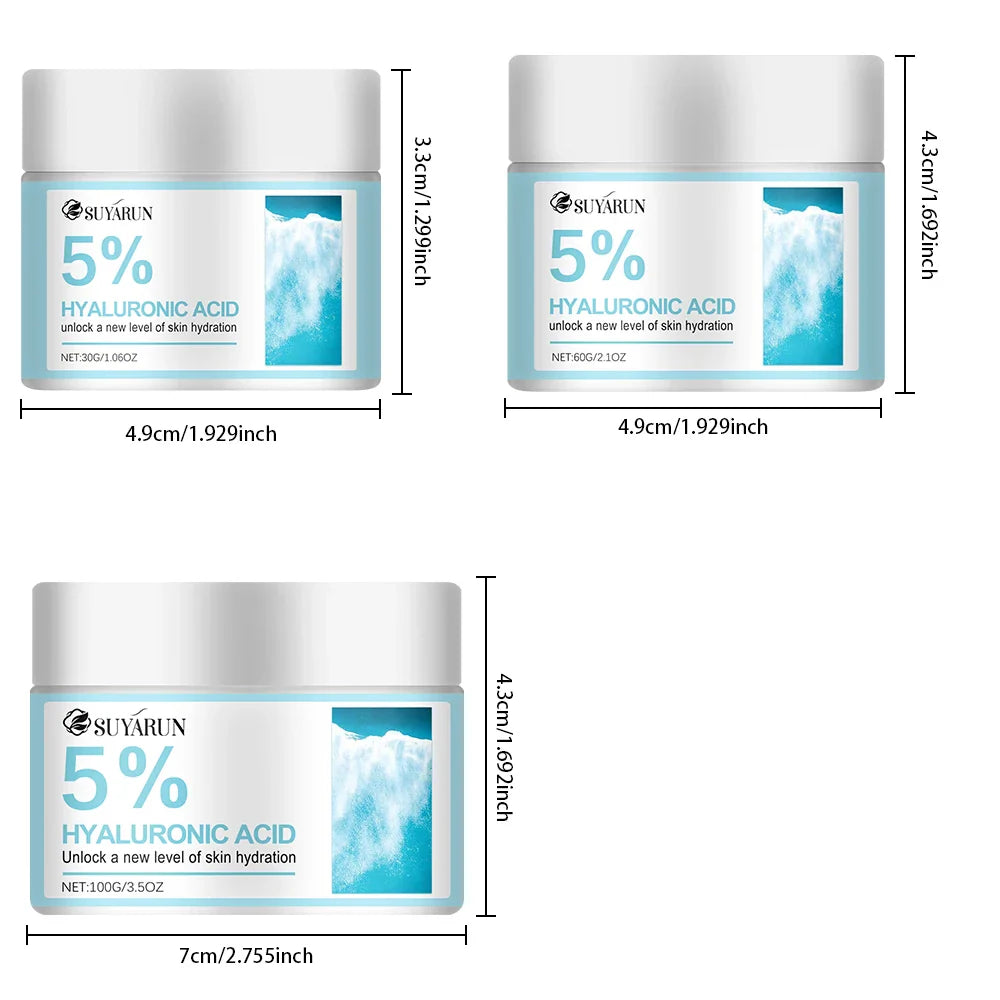 SUYARUN 5% Hyaluronic Acid Face Cream – Hydrating & Firming