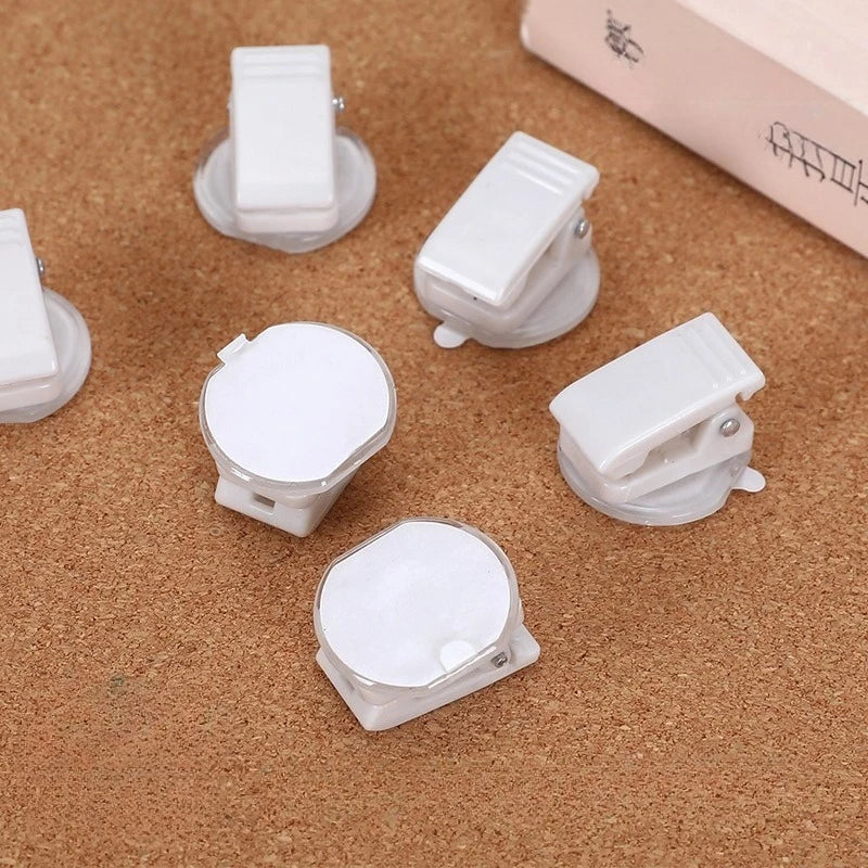 Mini Rotating Acrylic Clips | Self-Adhesive Note & Food Seal Clip