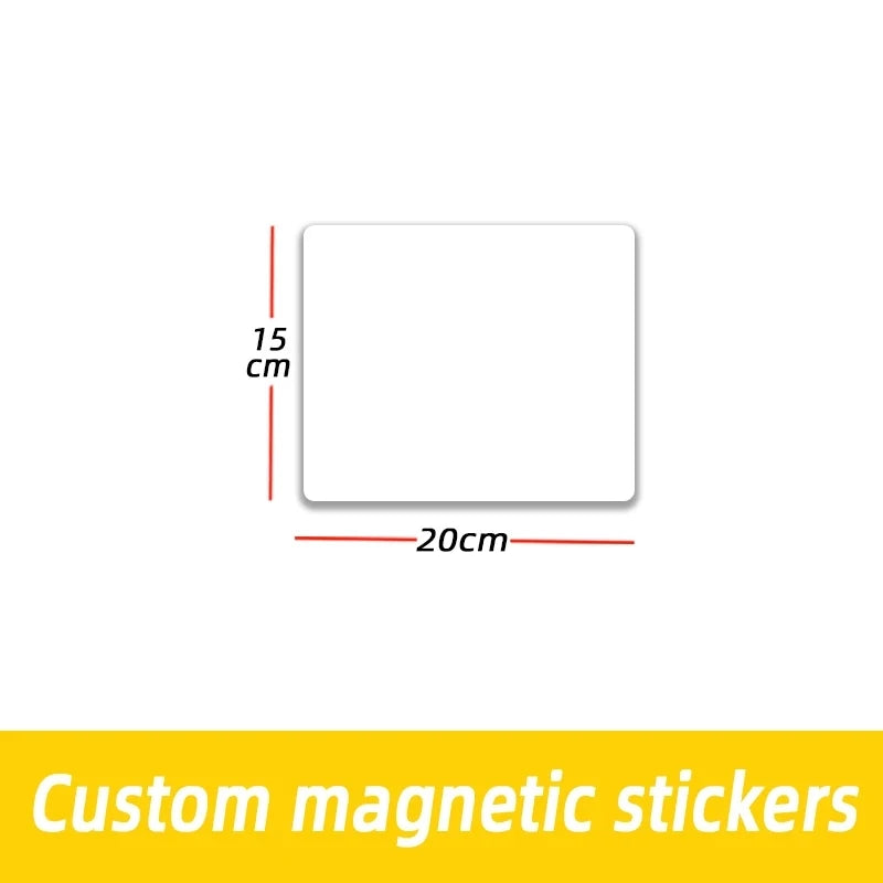 Custom Car Magnetic Sticker | DIY Business Logo Advertising Decal