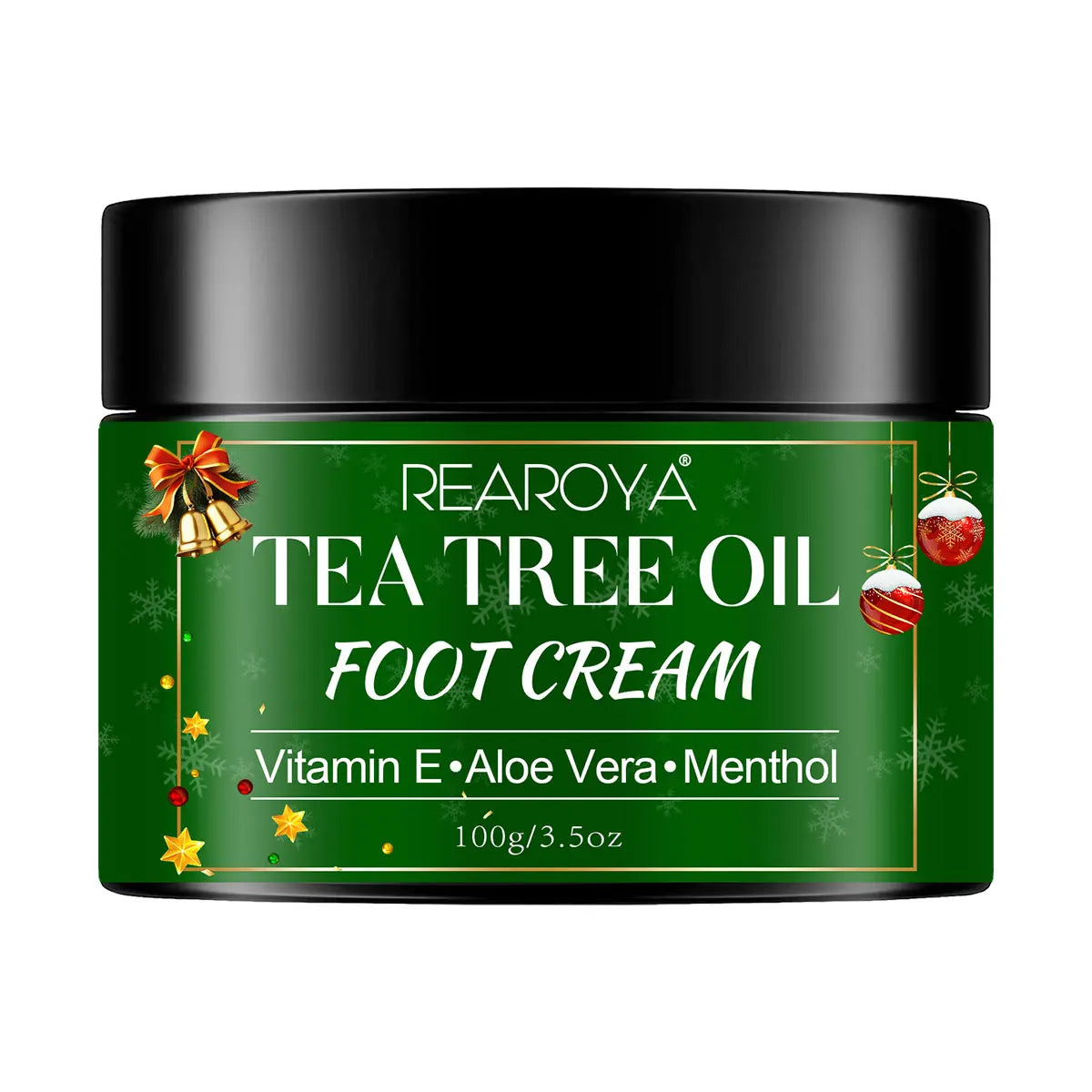 Tea Tree Oil Foot Cream for Dry, Rough & Cracked Heels Peaceful Pleasures Health and Wellness 100g
