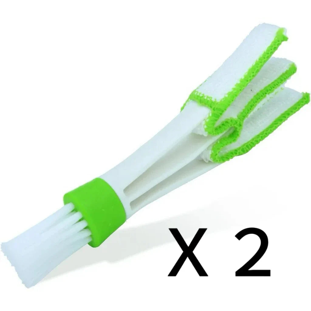 Double-Ended Car Vent & Keyboard Cleaning Brush | Microfiber
