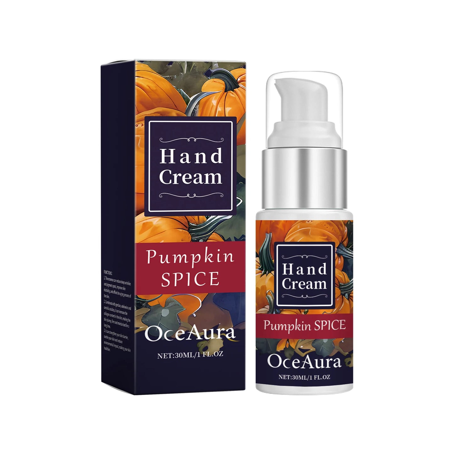 OceAura Pumpkin Collagen Moisturizing Hand Cream 30ml