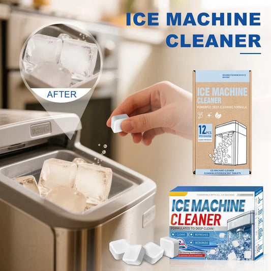 Ice Maker Cleaner & Descaler Tablets – 12 Pack | Scale Remover Appliance Cleaner Tablets Peaceful Pleasures Health and Wellness