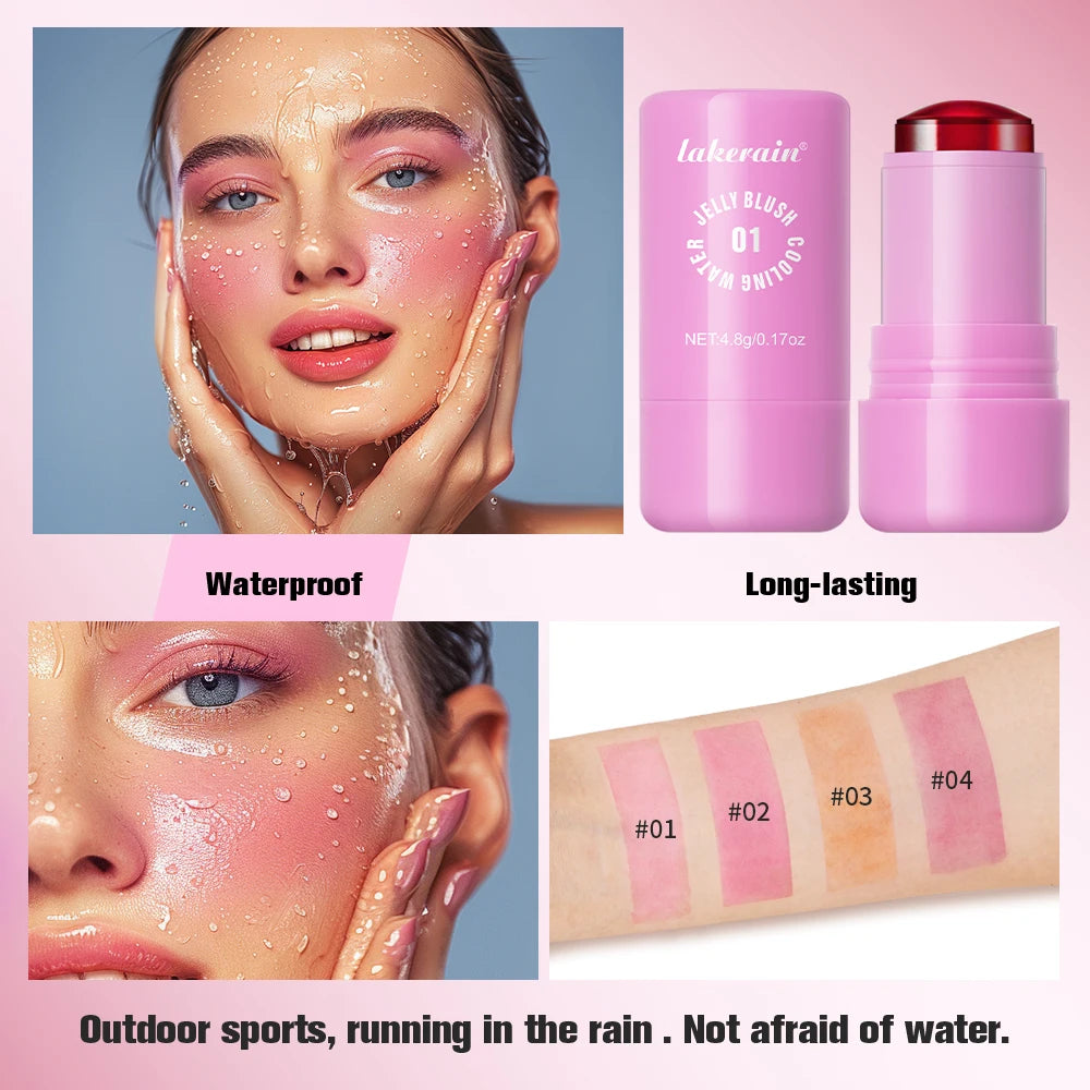 Milk Jelly Tint Stick Water Jelly Lip Gloss Sheer Cheek Stain Cooling Feel Natural Tint Multi Use Makeup Peaceful Pleasures Health and Wellness