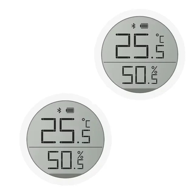 Qingping Bluetooth Temperature Humidity Sensor Lite Version Smart Electric Digital Smart Thermometer For Xiaomi Mijia App Peaceful Pleasures Health and Wellness 2 Pcs China Mainland