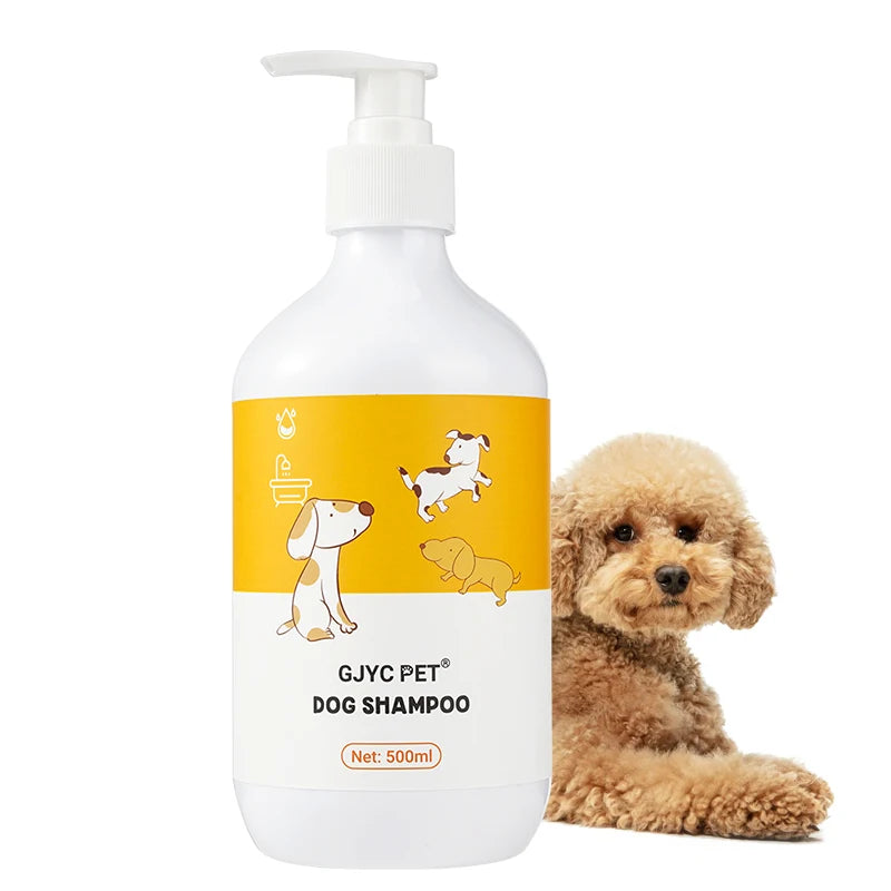 Dog Shampoo Conditioner Pet Bath Pet Shower Gel Soft General Bathing Supplies Sterilization Deodorant Fragrant Itching 500ML Peaceful Pleasures Health and Wellness