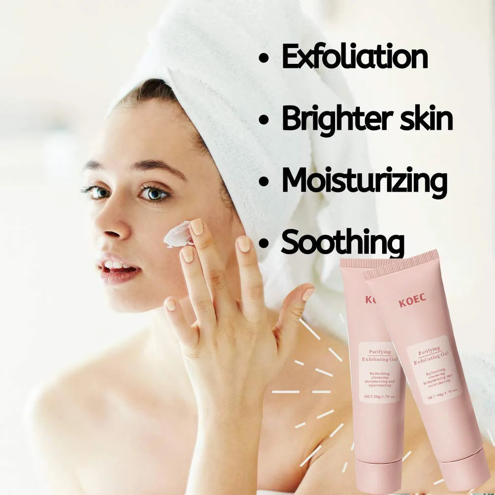 Revitalize Skin Fruit Acid Peeling Gel Facial Cleansing Exfoliating Peeling Scrub Deep Clean Acne Blackhead Remove Face Cleanser Peaceful Pleasures Health and Wellness