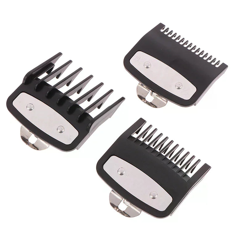 3Pcs Hair Clipper Guards Guide Combs Trimmer Cutting Guides Styling Tools Attachment Compatible 1.5mm 3mm 4.5mm Peaceful Pleasures Health and Wellness