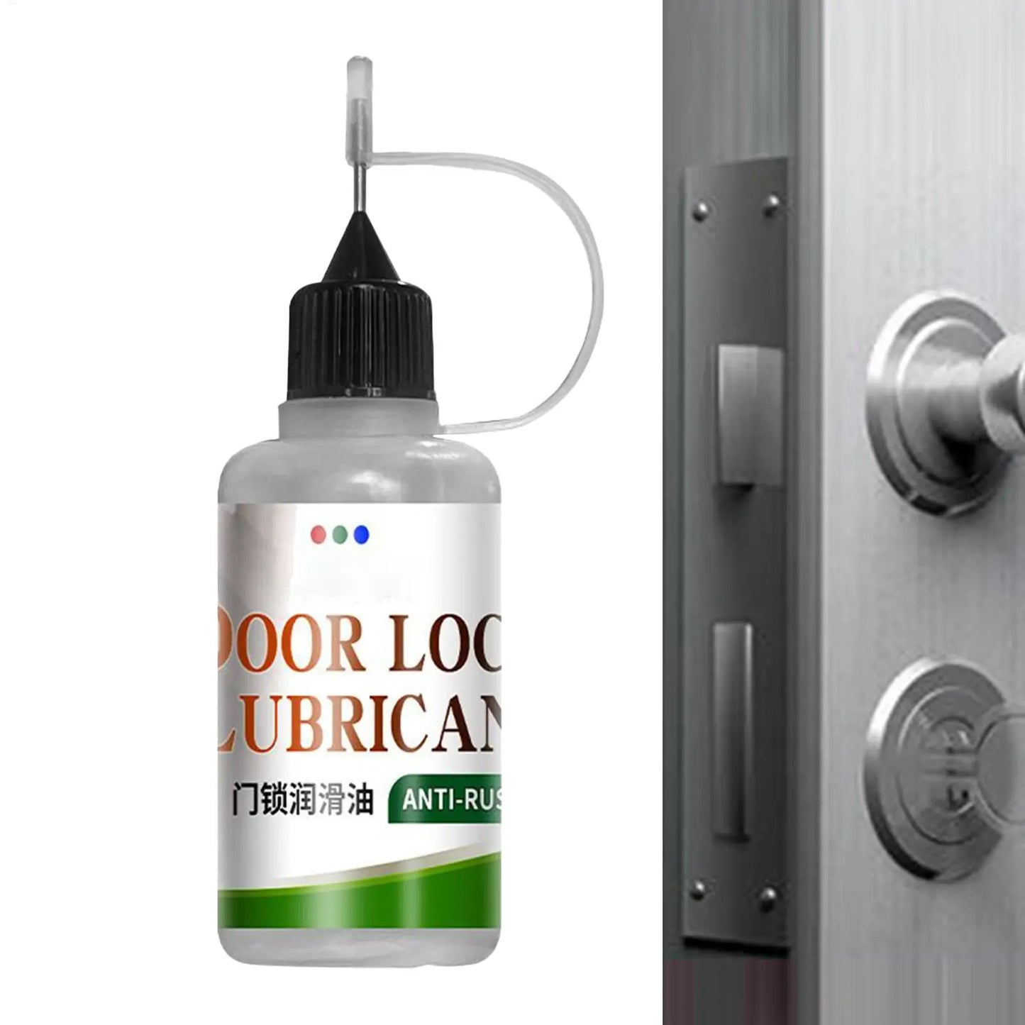 Door Hinge Lubricant 30ml Silent Rust-Resistant Lubricating Oil For Squeaky Fix Long-Lasting On Locks Sliding Tracks Metal Parts Peaceful Pleasures Health and Wellness