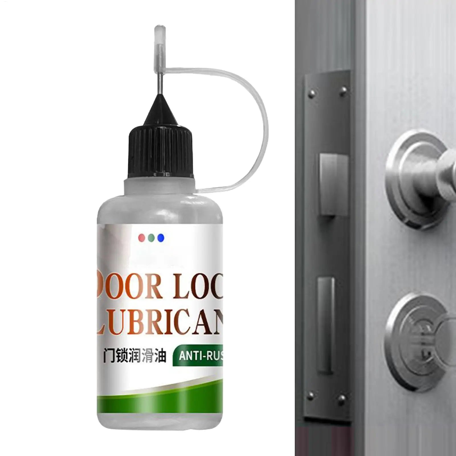 Door Hinge Lubricant 30ml Silent Rust-Resistant Lubricating Oil For Squeaky Fix Long-Lasting On Locks Sliding Tracks Metal Parts Peaceful Pleasures Health and Wellness