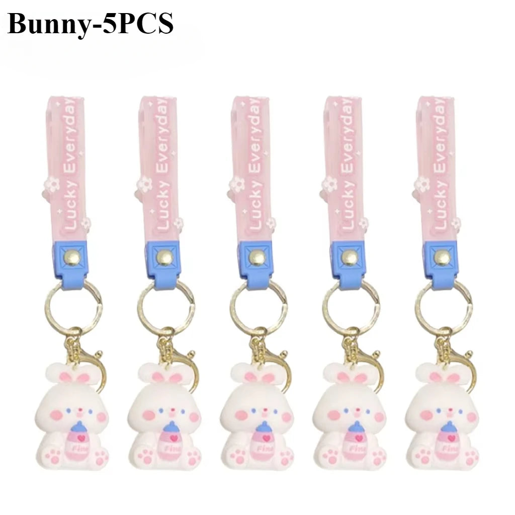 Luck Drinks PVC Cartoon Keychain | Cute Bag Charm & Gift