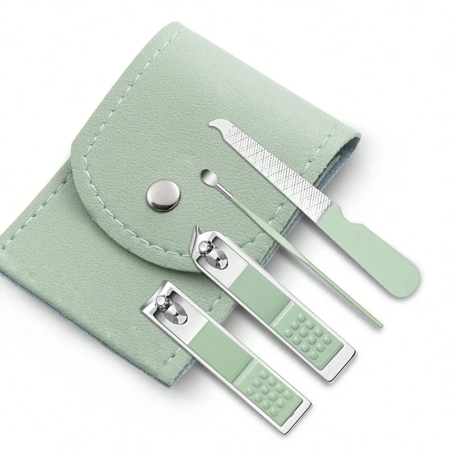 4-Piece Stainless Steel Manicure & Pedicure Grooming Set