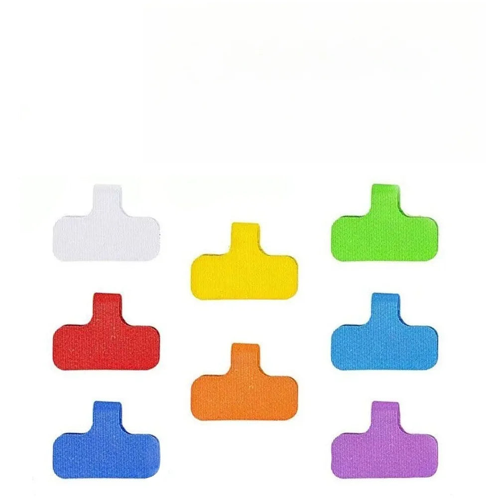 Writeable Self-Adhesive Cable Ties | Colorful Wire Organizer