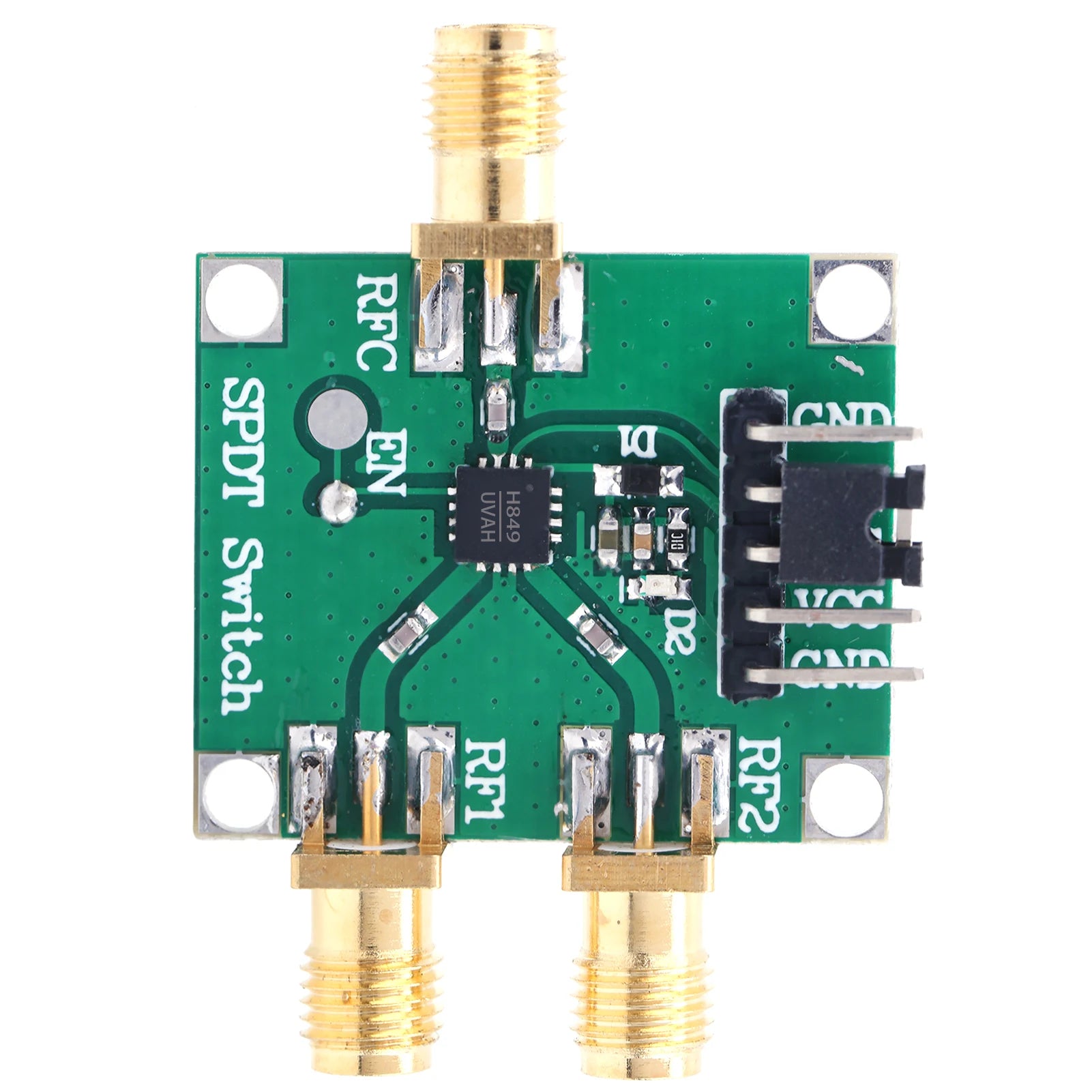 Industrial Supplies 3‑5V RF Module Single Pole Double Throw Board 50Ohms Input Output Impedance SMA Interface Peaceful Pleasures Health and Wellness HMC849