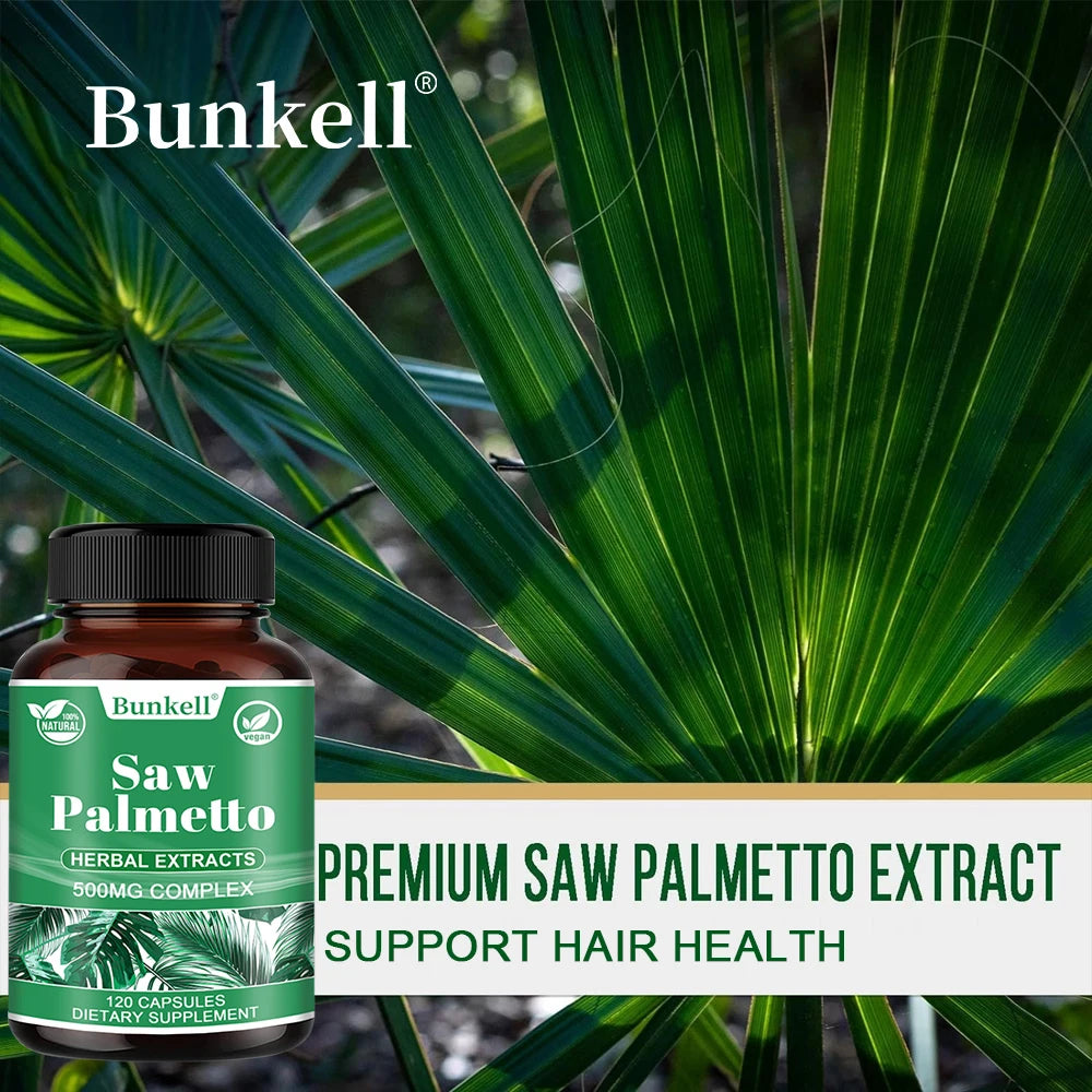 Saw Palmetto Capsules for Men’s Wellness & Hair Health Peaceful Pleasures Health and Wellness