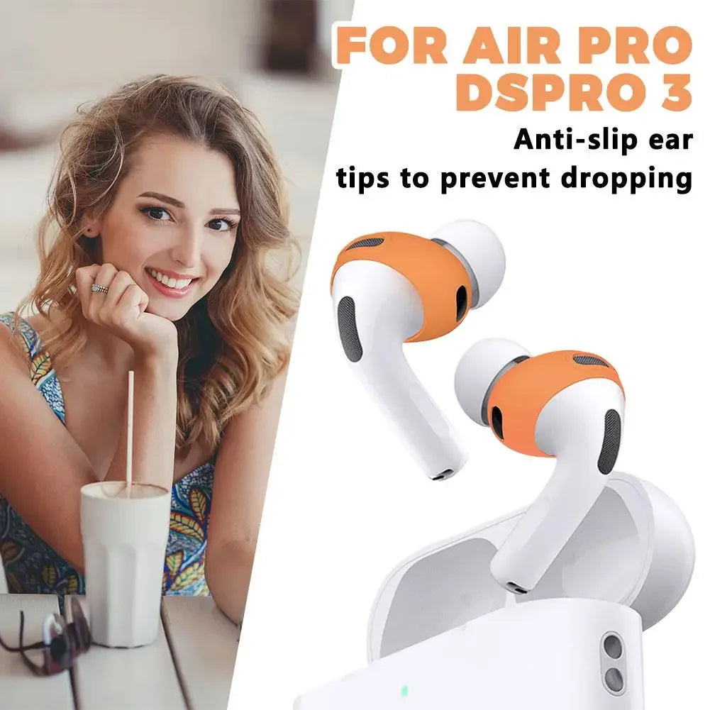 New Soft Silicone Ear Tips for AirPods Pro 3 Anti Slip Ultra Thin Sport Anti Scratch Earbuds Accessories Peaceful Pleasures Health and Wellness
