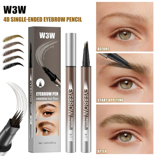 W3W Waterproof Liquid Eyebrow Pen – 5 Colors, Long-Lasting Eyebrow Pen Oasis Select
