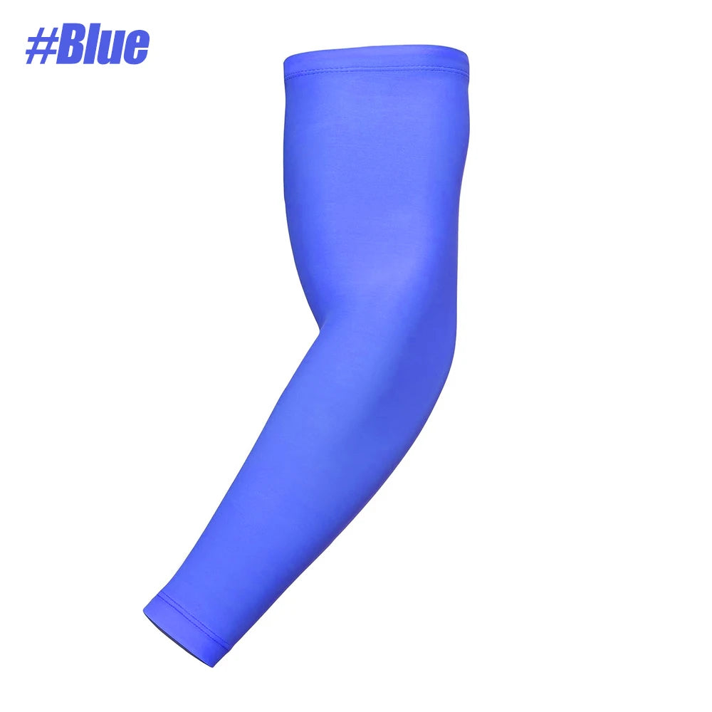 1Pcs Lymphedema Compression Arm Sleeve for Women Men,20-30 mmHg Compression Full Arm Brace for Pain Relief,Post Surgery Recovery Peaceful Pleasures Health and Wellness Blue XS（old）