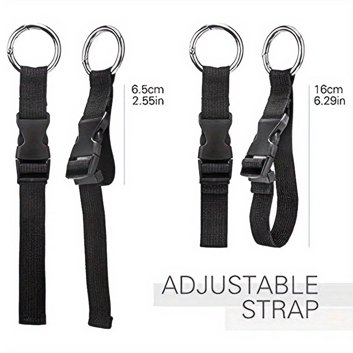 Travel Luggage Fixed Strap Backpack External Strap Portable Strap With Release Buckle Add-A-Bag Luggage Strap Belt Jacket Holder Peaceful Pleasures Health and Wellness