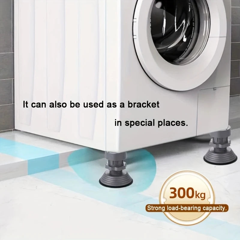 Anti-Vibration Washing Machine Pads | Adjustable Non-Slip Base