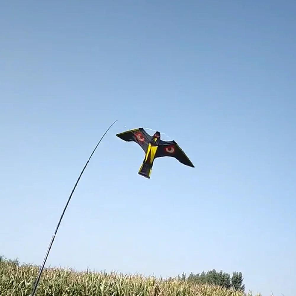 Emulation Flying Hawk Kite Bird Scarer Drive Bird Kite Bird Repellent for Garden Scarecrow Yard Kite scaring device Peaceful Pleasures Health and Wellness