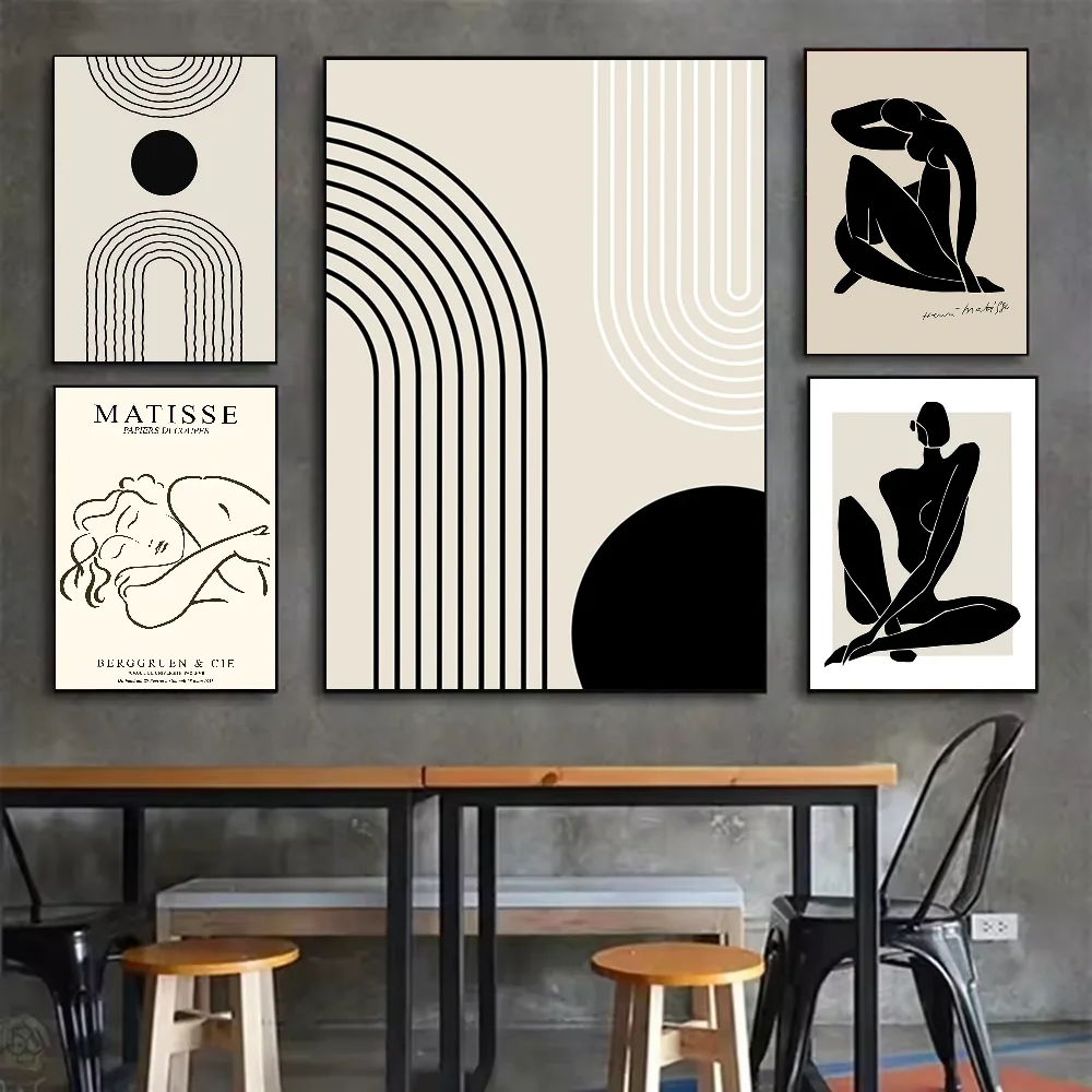 abstract matisse flower human body Poster HD art sticky wall waterproof home living room bedroom bar aesthetic decoration Peaceful Pleasures Health and Wellness