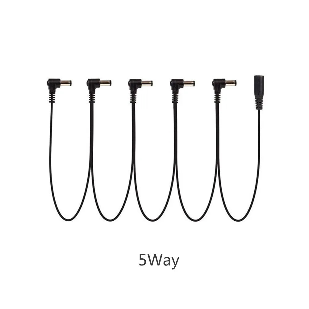 9V 2A Right Angle Plug Cord Effect Pedal Power Supply Cable Multi