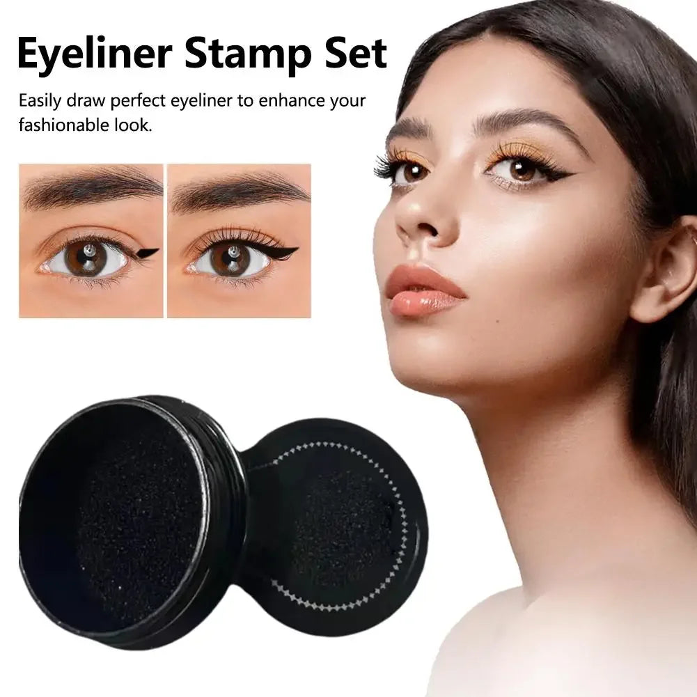 Double Ended Eye Eyeliner Stamps Set Eye Shadow Cosmetic Easy To Color Eye Liner Stamping Stencil Accessories Lash Make Up Tools Peaceful Pleasures Health and Wellness