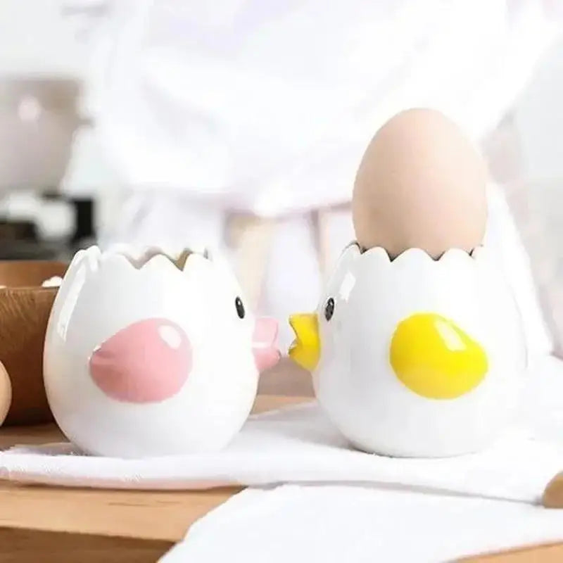 Funny Small Chick Separator Suitable Eggs Yolk White Ceramics