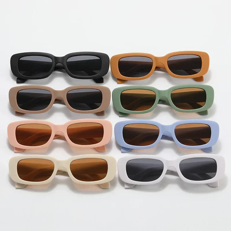 Kids UV400 Rectangle Sunglasses | Vintage Frosted Boys & Girls