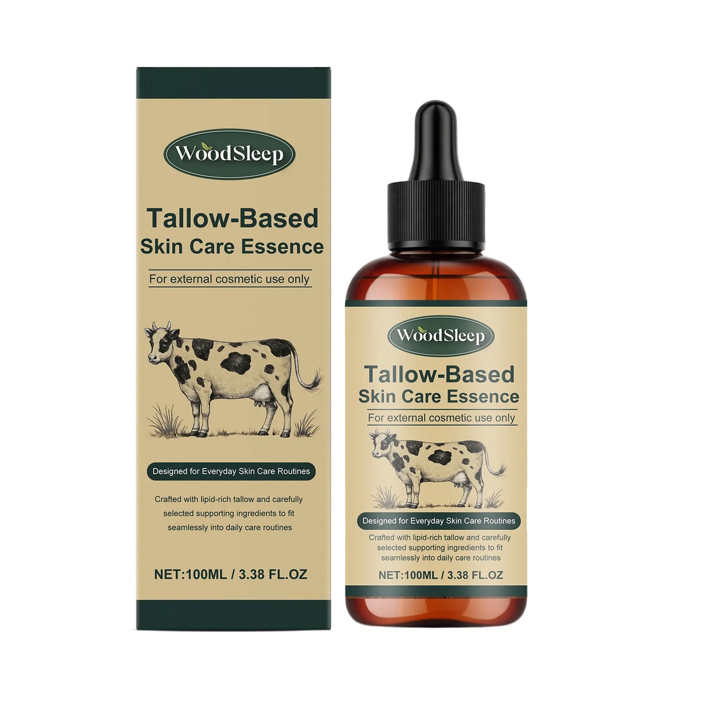 Tallow Face Serum 100ml – Moisturizing & Soothing Skin Essence