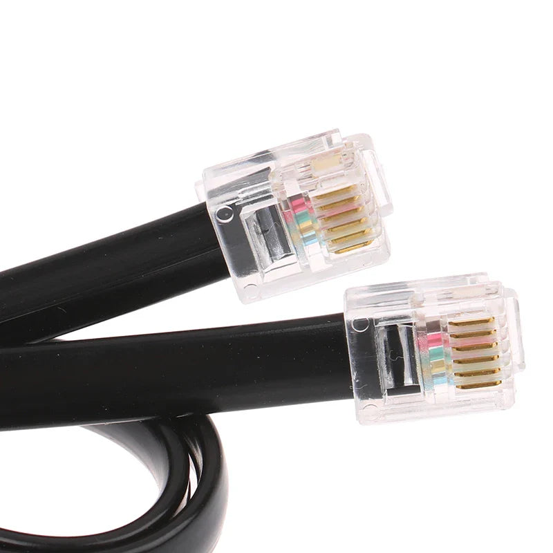 RJ12 6P6C ST-4 Autoguide Cable for iOptron IEQ30 IEQ45 | 0.5–5m