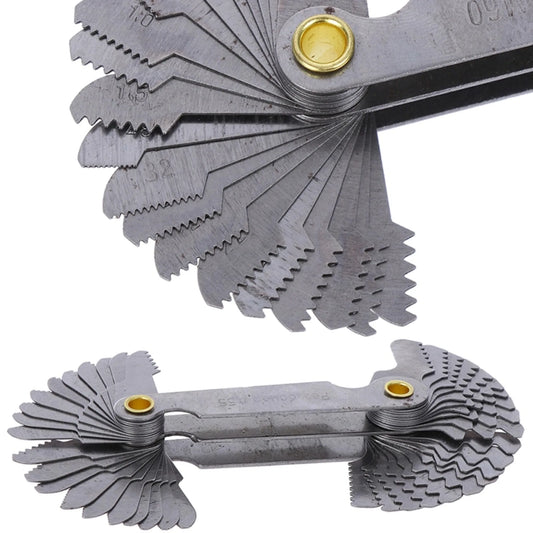 Thread Measuring Gage 60 Degree Metric Screw Thread Pitch Gauge For Measuring Thread And External Thread Tooth Pitch Peaceful Pleasures Health and Wellness