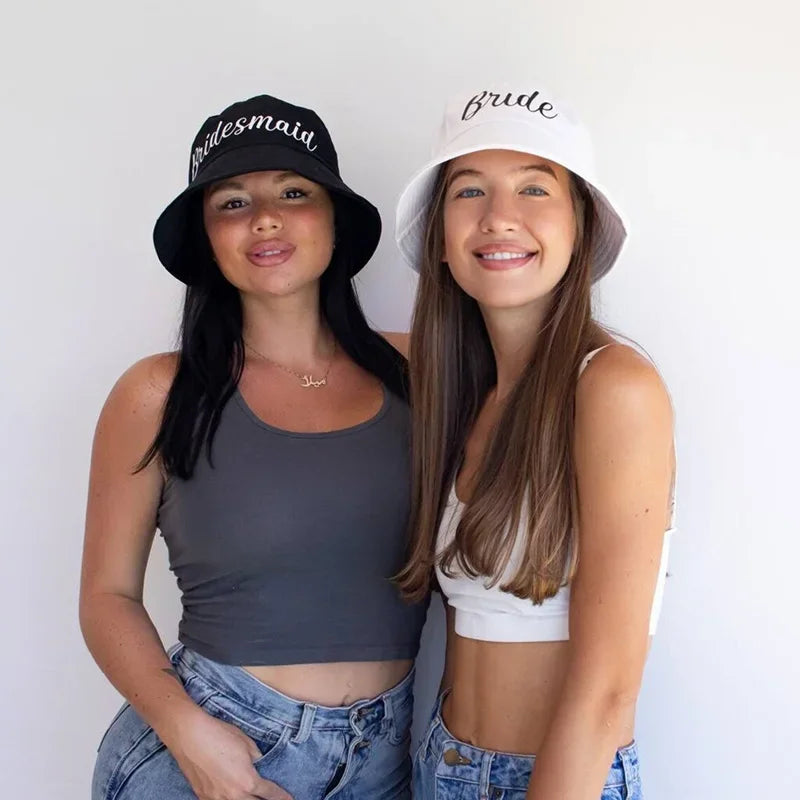 Bride Bridesmaid Bucket Sun Hat | Bachelorette Party Gift