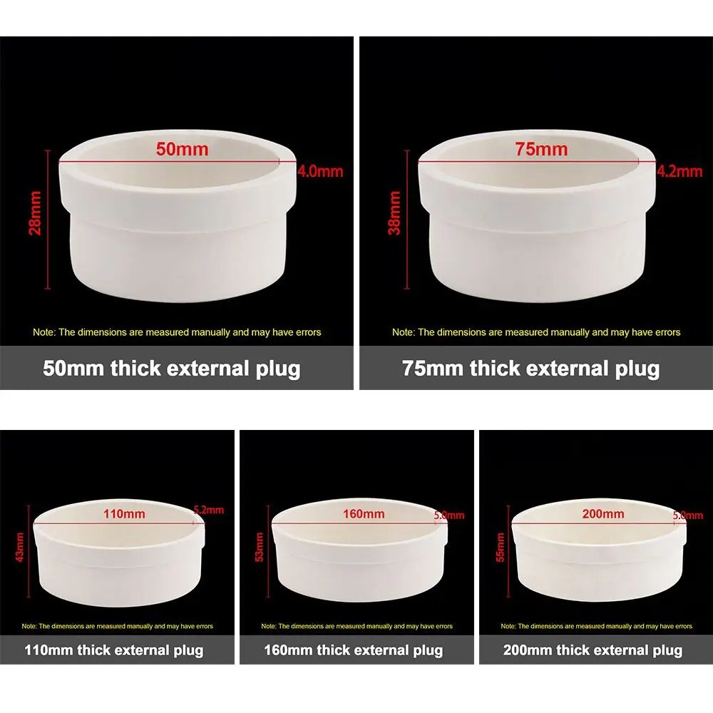 PVC Pipe End Cap 50–200mm | Water Stop Insert Plug for Irrigation