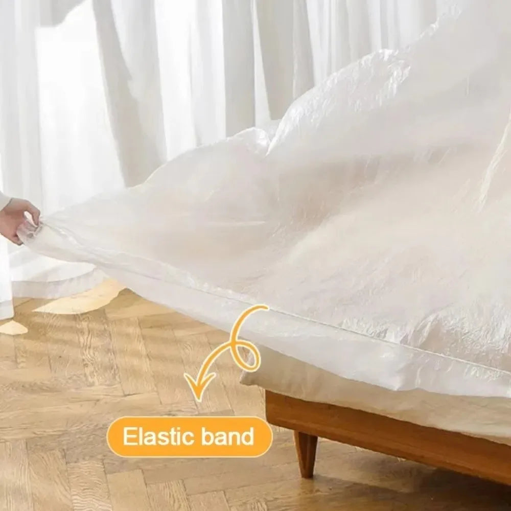 Heavy Duty Waterproof Disposable Dust Cover for Beds & Furniture