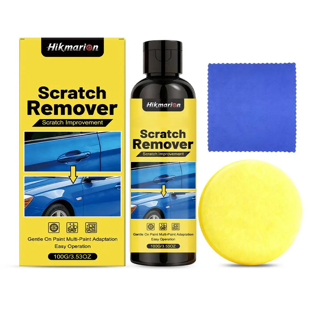 Car Scratch Remover Paint Care Tools Auto Swirl Remover Scratches Repair Polishing Auto Body Grinding Compound Anti Scratch Wax Peaceful Pleasures Health and Wellness 1set