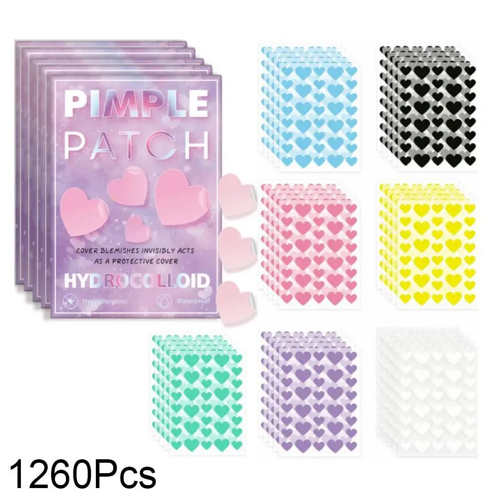 Fragrance-Free Acne Patches – 1260+ Pimple Stickers Daily Use