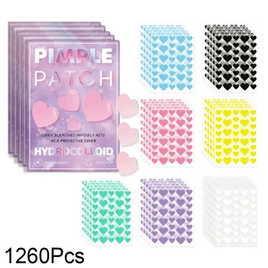 Fragrance-Free Acne Patches – 1260+ Pimple Stickers Daily Use Acne Pimple Patches Peaceful Pleasures Health and Wellness A