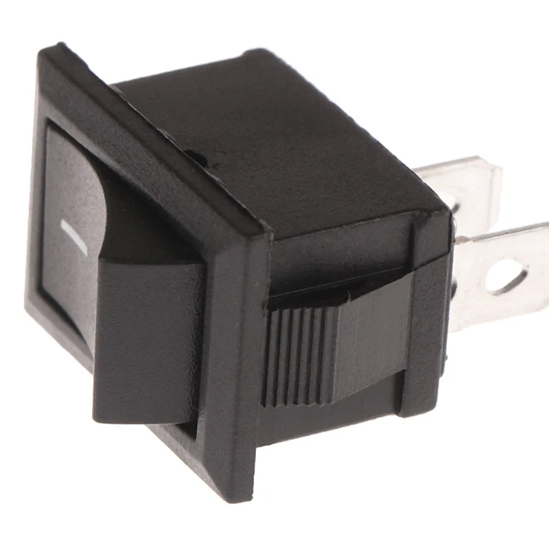 KCD1 KCD7 Oval Rocker Switch 2-Pin ON-OFF – 10 Pack