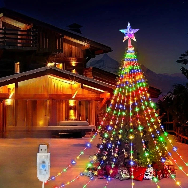 LED Fairy String Lights USB Waterproof 8 Modes Indoor Outdoor