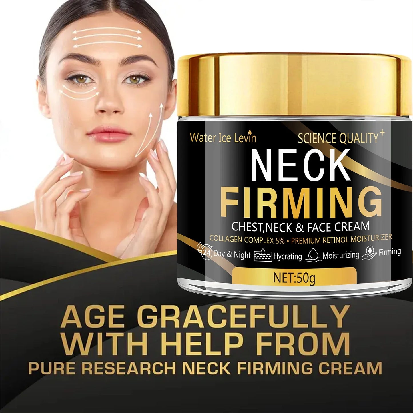 Water Ice Levin Collagen Retinol Cream – Face, Neck & Chest
